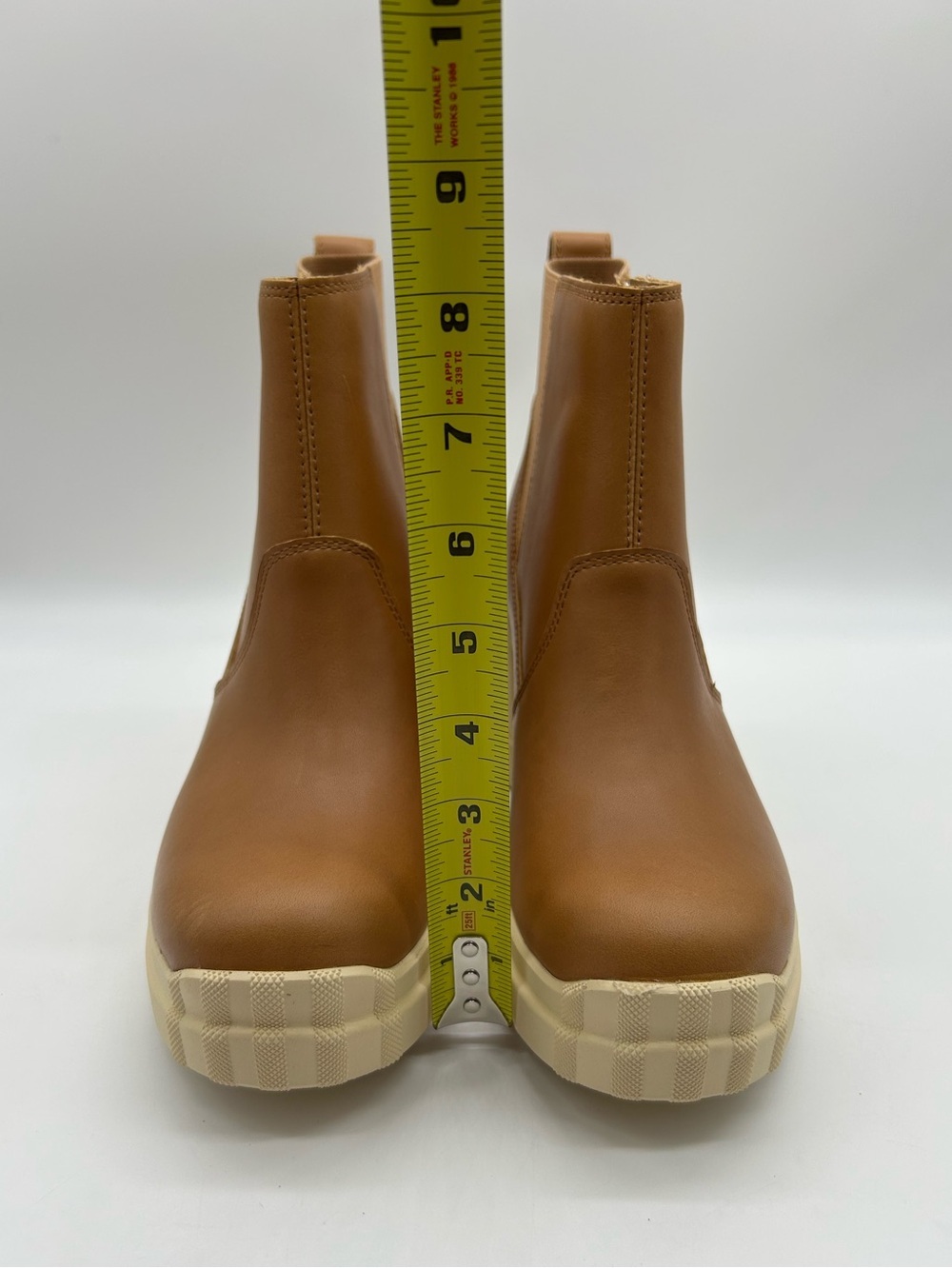 Sorel Caribou X Heel Chelsea Waterproof Ankle Boots Tawny Buff Size 11 NWB - Picture 7 of 13